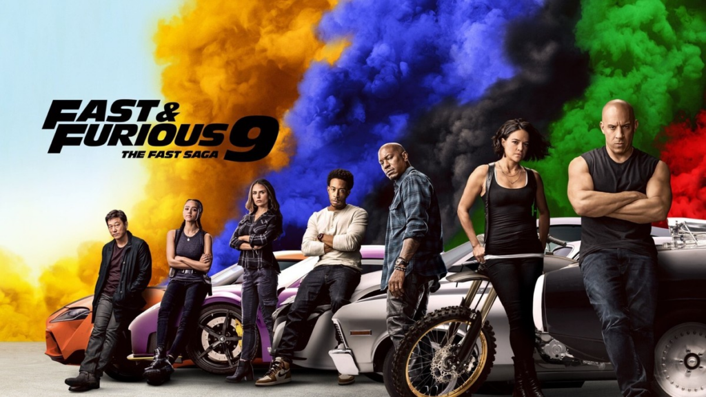 the movie poster for F9